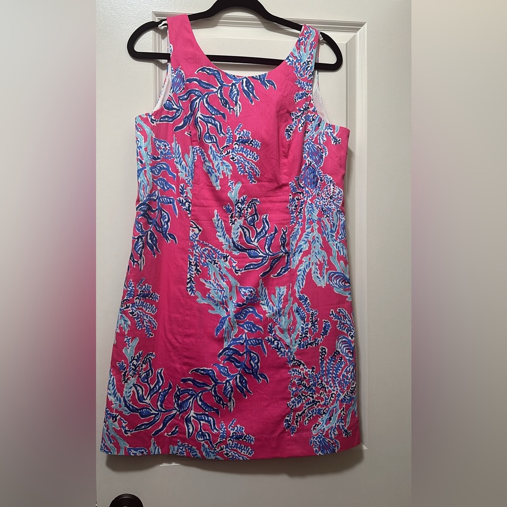 Lilly Pulitzer Pink Samba Cathy shift size 10